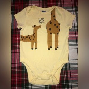 Old Navy giraffe onesie